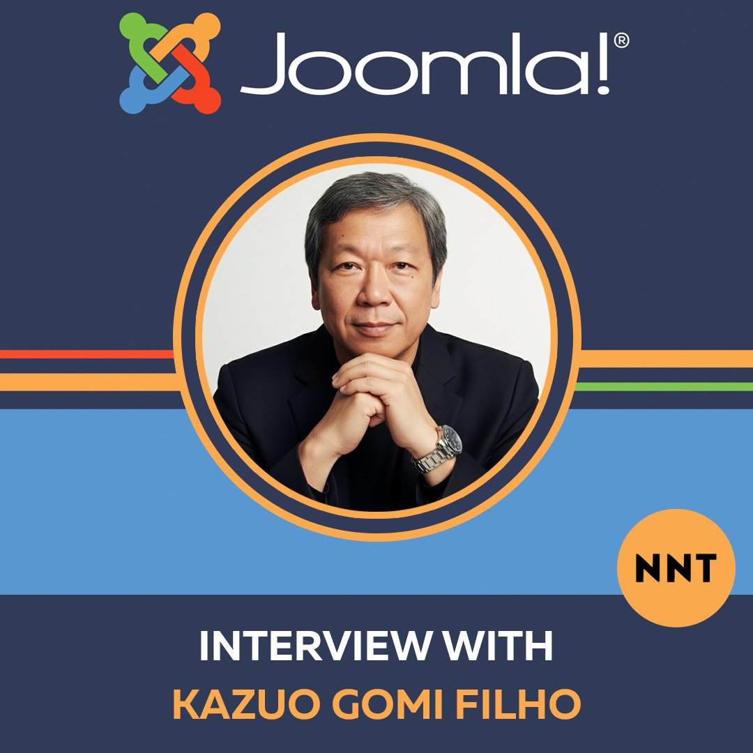 norrnext's tweet photo. Joomla in Faces. Kazuo Gomi Filho (Joomla evangelist) 💁‍♂️👨‍💻

Kazuo is a leading figure in the Brazilian @Joomla! community. His contributions range from organizing #JoomlaDay events to giving lectures &amp; courses about #Joomla 📝 #joomla20years🎈

👉 https://t.co/GM1ytVaeh7 https://t.co/SoaYPPPPpu