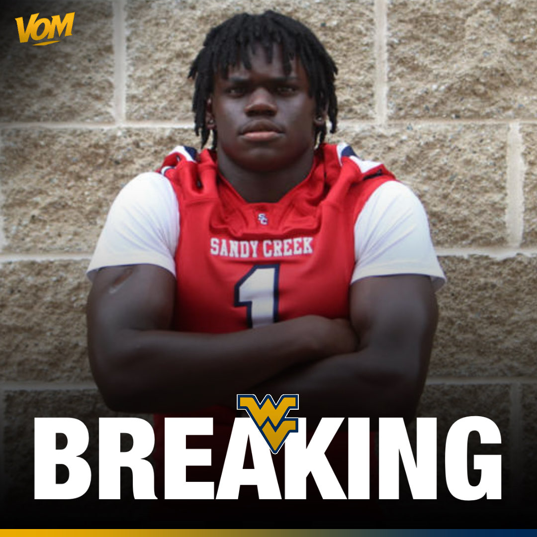 BREAKING: West Virginia has flipped bruising 4⭐️ running back AMARI LATIMER from Wisconsin! 

Latimer is one of the top running backs in the entire 2026 class! Let’s GO!