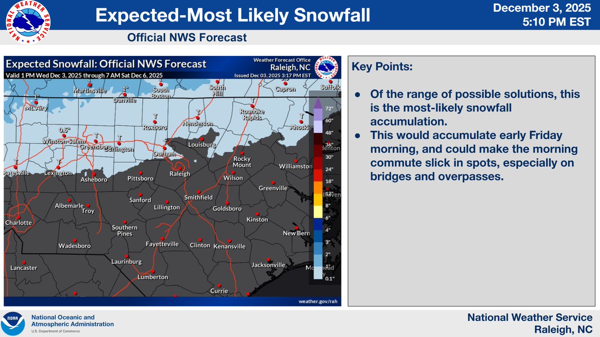 Growing confidence in a light wintry mix late Thursday night into ...