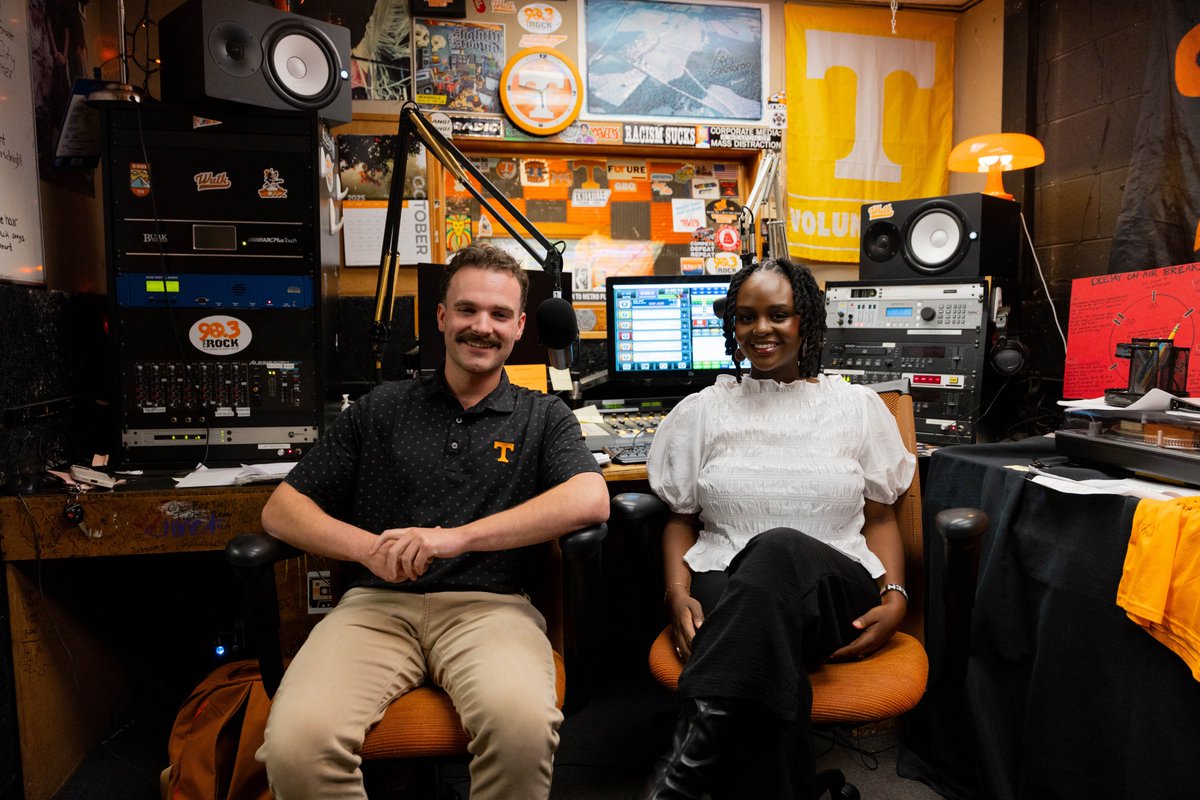 UTCCI's tweet image. Big news! BBC Introducing is coming to the U.S. &amp;amp; launching right here with 90.3 FM WUTK “THE ROCK.”
Hosted by @UTKnoxville students Sherleen Mwaura &amp;amp; Cade Beasley, the show spotlights artists from Tennessee &amp;amp; the UK. First episode drops Dec. 5 at 5pm! tiny.utk.edu/WUTKBBC