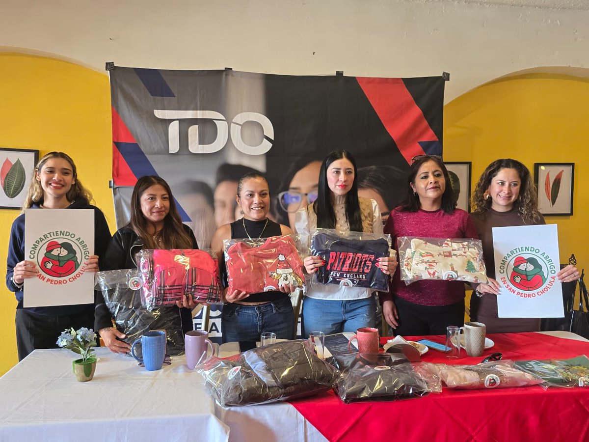 PoderNoticiaPue's tweet image. 👩🏻‍⚖️🧥  En SPC impulsan campaña de abrigo

➡️ @UniversidadTDO y mujeres empresarias de Cholula se unen para recolectar prendas abrigadoras...

➡️ Entérate aquí: shre.ink/qAPE

#PoderNoticiaPue #DondeTuVozSeEscucha
