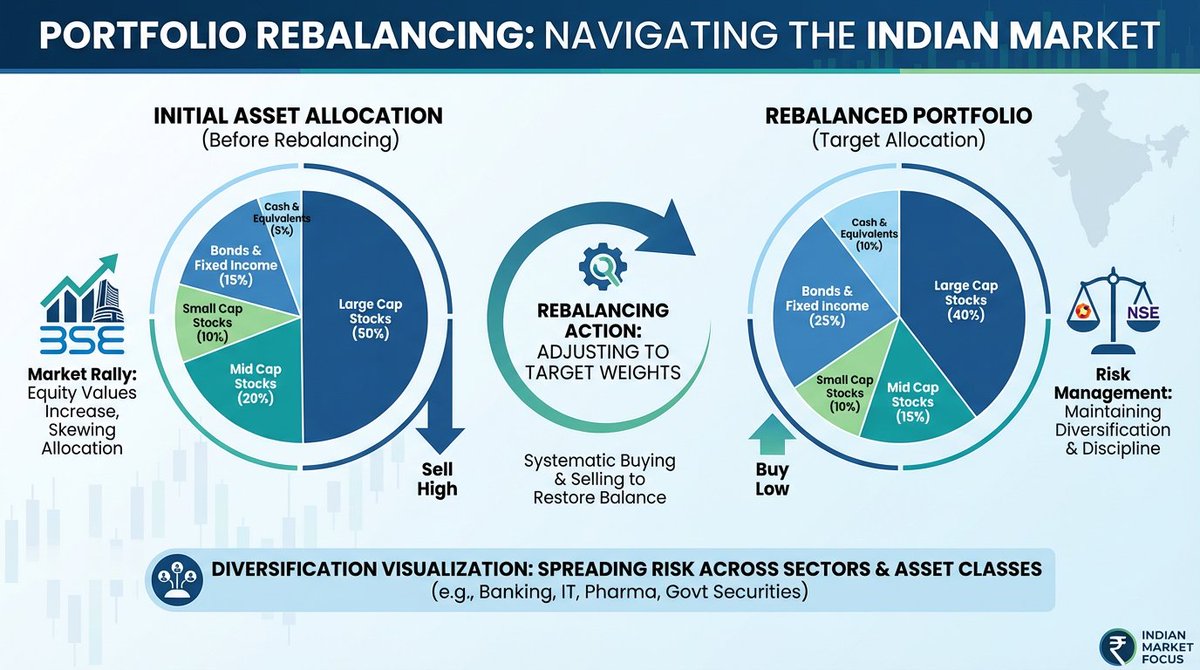 KumarGaura43505's tweet photo. ⚖️ Portfolio rebalancing keeps your asset allocation on track! Review quarterly and adjust to maintain your risk-reward balance. Stay disciplined! https://t.co/3uDDZpX4R5