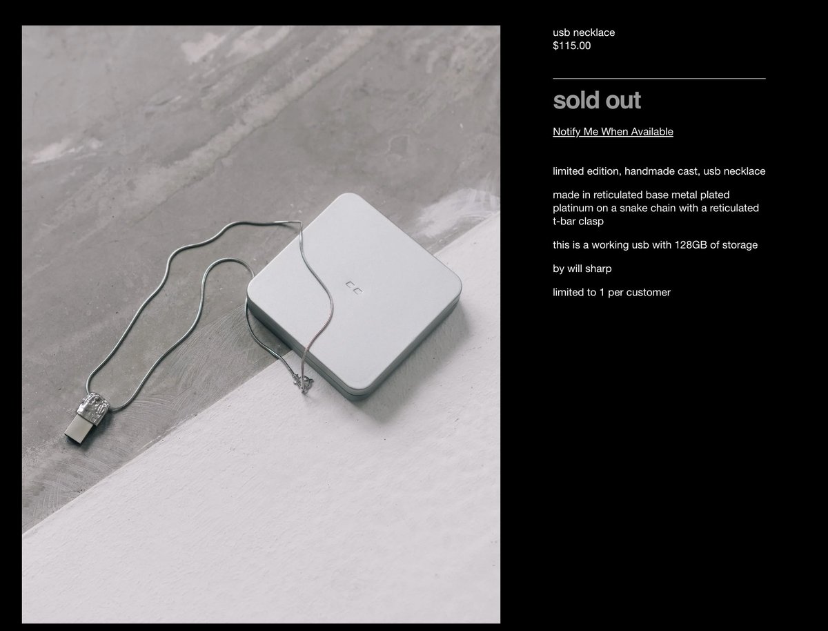 fred again is selling usb necklaces now are these vintage? is
