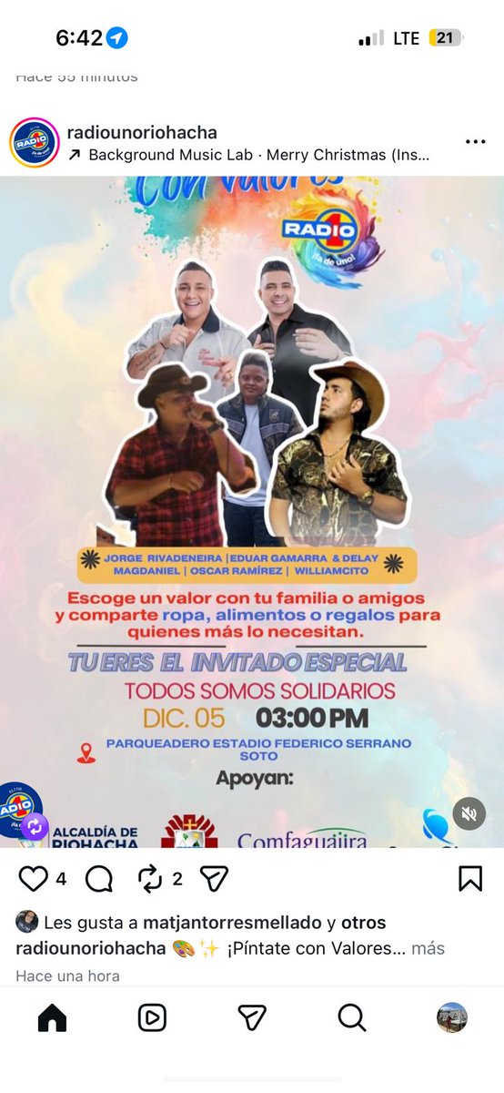 #PintateConValores todos podemos dona alimentos no perecederos, ropa en buen estado y juguetes. Hoy por ti mañana por mí..                                                                          Recuerda este 5 de diciembre en las afueras del estadio Federico Serrano Soto.