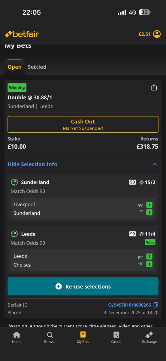 JoshHinton95's tweet photo. @BetfairCS you cheating fuckers ! Zero cash out market suspended constantly from kick off too full time and clear discrepancies between my selections and your servers https://t.co/lW681tGrGX