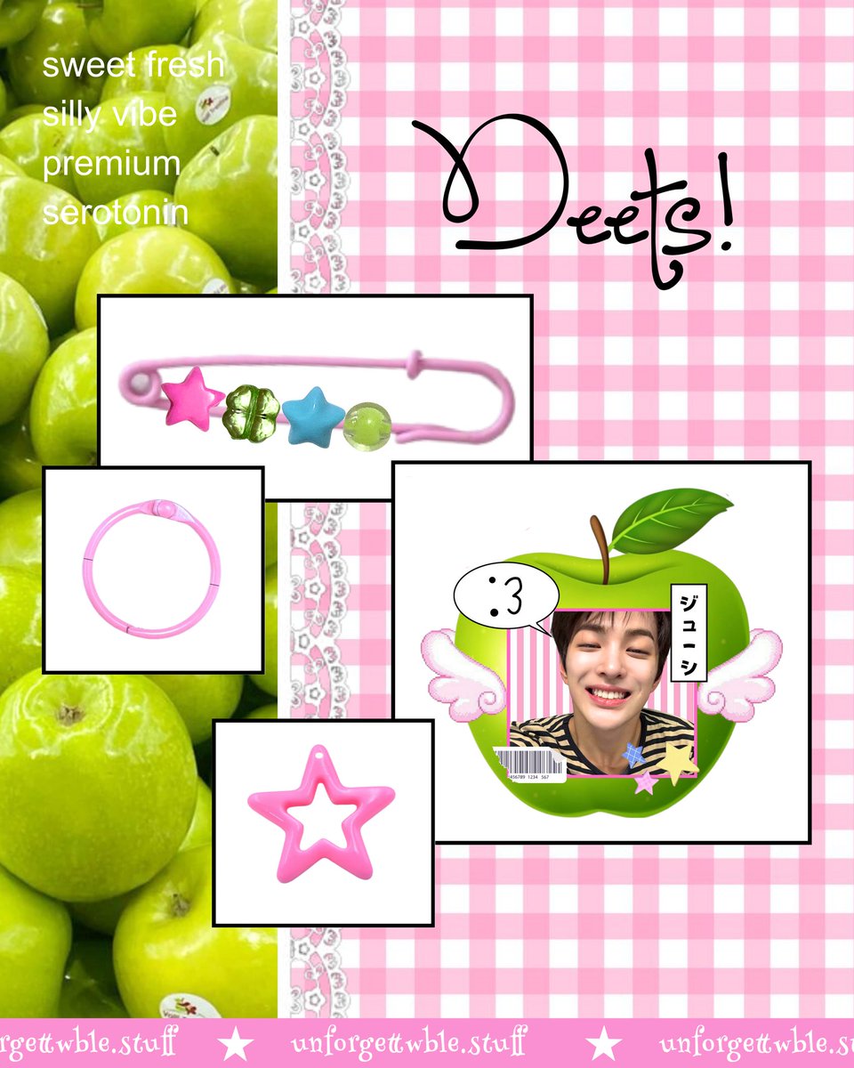 unforgettwblest's tweet image. [reshare n like are vvv appreciated 💭❤️‍🩹]

🍏✨ say hi to… Apple Core! 💗🌿

Deets:
🍏 epoxy charm 5cm | 3mm (double sided)
💖 random cutie beads + pin 
⭐ star charm
🎨 pink O carabiner 

💸 only for IDR 45.000

#applecore #keychaincharm #cutekeyring #smallbizlove❤️ #trinkets