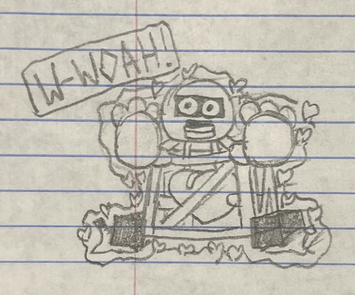 ryder1stPrizeBF's tweet image. day 60 of drawing first prize until i get his makeship plushie #baldisbasics #bbieal #baldisbasicsplus #firstprize 

day 60: nana peels