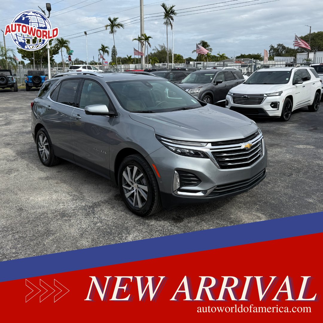 AutoworldMiami's tweet photo. 🔥 2024 Chevy Equinox — 1.5L Turbo, ~175 hp, fuel-efficient SUV 🚙
Great value at #AutoworldMiami — inspected and export-ready
📲 305-696-5555 | WhatsApp 321-331-8670
🔗 https://t.co/O73DQnI5yu https://t.co/yhZOIpkMOr