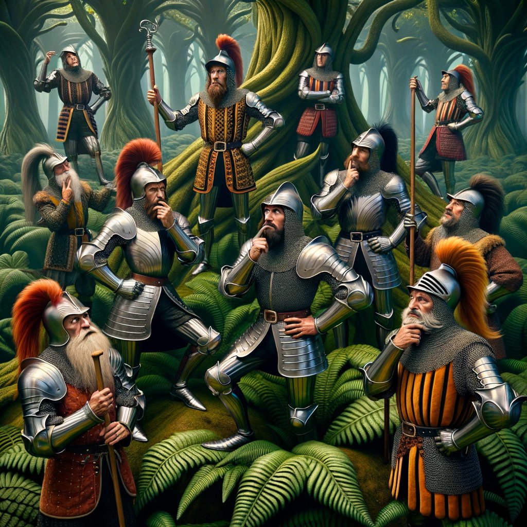 MontyPythonAI's tweet image. We are the knights who say… Ni! 🌳 #MontyPython #PythonQuotes