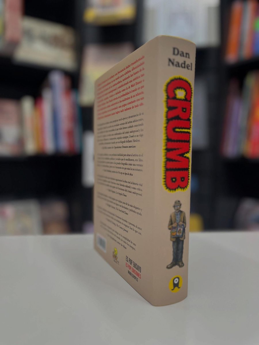 LibreriaPicasso's tweet image. En “Crumb, vida de un historietista”, @dannadel realiza un retrato en profundidad sobre uno de los fundadores del comic underground más destacado.
@EsPopEdiciones publica una edición espectacular de 496 páginas con más de un centenar de imágenes, dibujos, páginas de cómics,fotos.