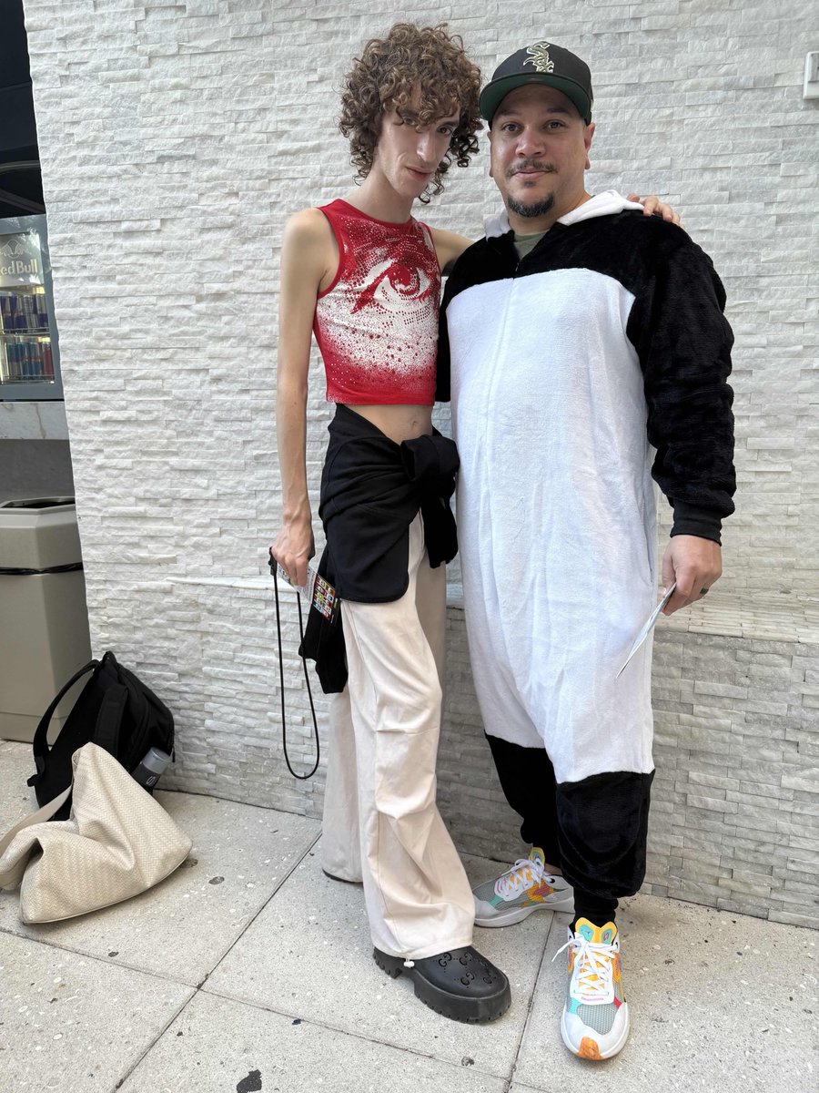 SlowRoastSamich's tweet photo. @Mikethepeople06 from @PanduPandasCN community just touched down in Miami for @BitBasel… If you see him roaming BitBasel, yes… that’s him. And yes… he’s bullish 🌴✨🐼🚀 

#PanduBitBasel #BitBaselMiami  #panduseason #panduisforthepeople
#panduconservation #cryptocommunity
#web3 #panduplushie #ai #companion #voicetalk #nft #tokenization #solana #community #brand #discord #googleplay #app