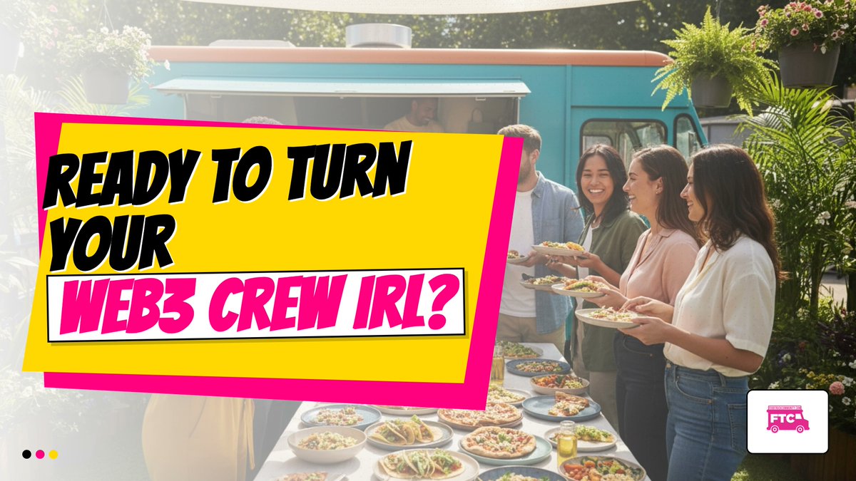 Founders, make your next IRL event legendary. Bring your project fam together with crave-worthy food trucks, streamlined booking, and real-world connection. Zero hassle. Maximum flavor. Who’s hungry for an epic community pop-up? 🚚✨ #Web3 #FoodTrucks