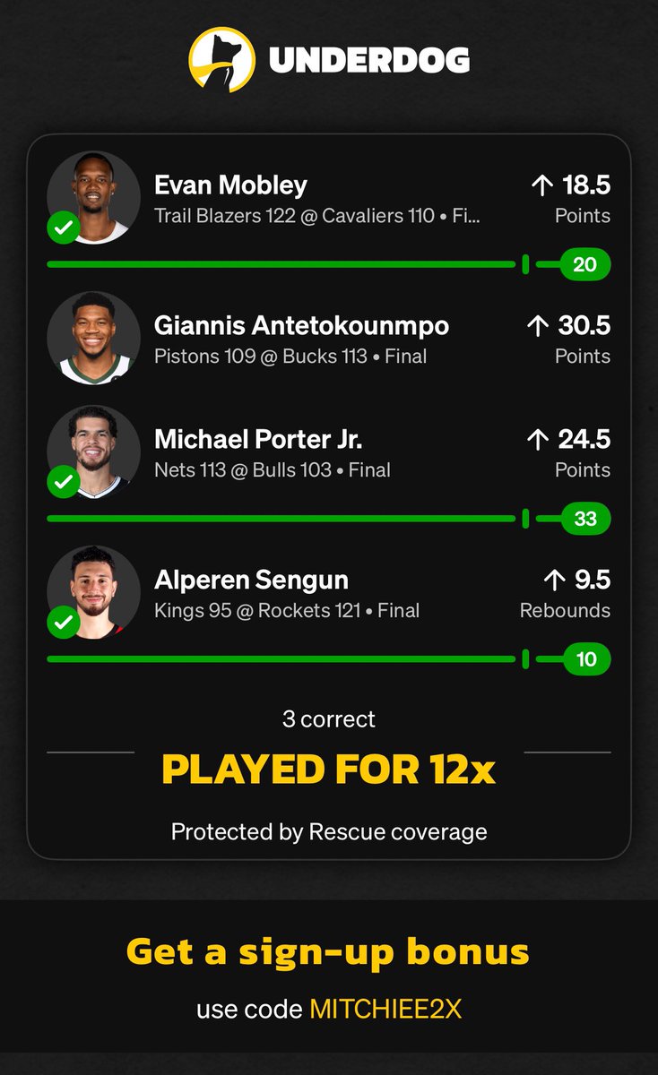 2xmitchie's tweet photo. @Underdog yall foul now if one of these players wouldnt have hit yall wouldve kept my money but everyone green and yall refund the money instead of going down a x. Yall stay getting over fr shi is sad yall apps act just like a 🥷🏽 when its time to payout https://t.co/s3FunXpH0D