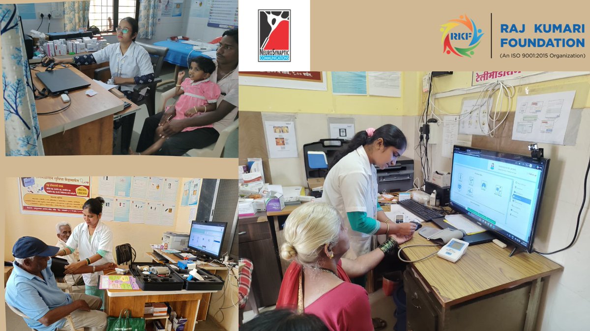 Trust_RKF's tweet photo. Taking quality healthcare to every village in Sindhudurg &amp; Ratnagiri.🌿PHCs at Mangaon, Chouke&amp; Banda now supported with health check-ups, — plus telemedicine for instant medical advice in association with @neurosynaptic . https://t.co/GrVwQZ3n5P