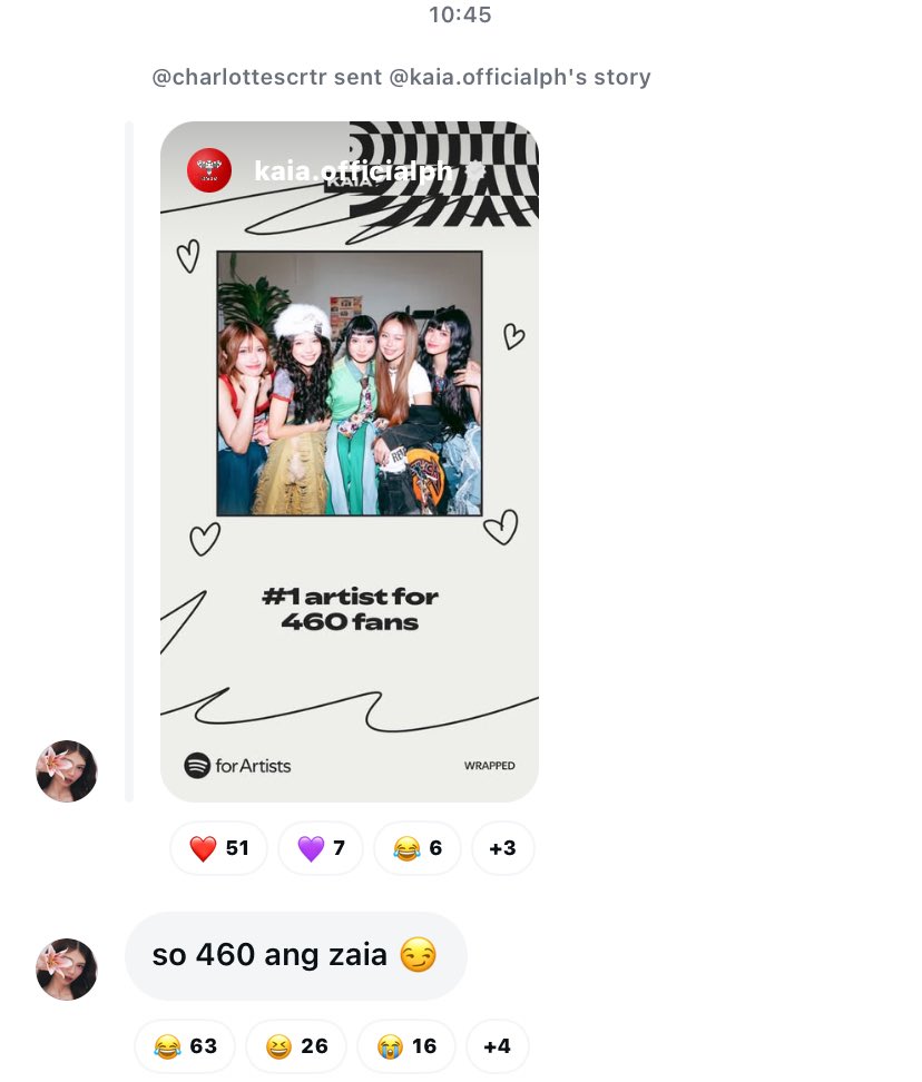 Sorry <a href="/charlottescrtr/">charlotte erica</a> naka Apple Music ako 😇