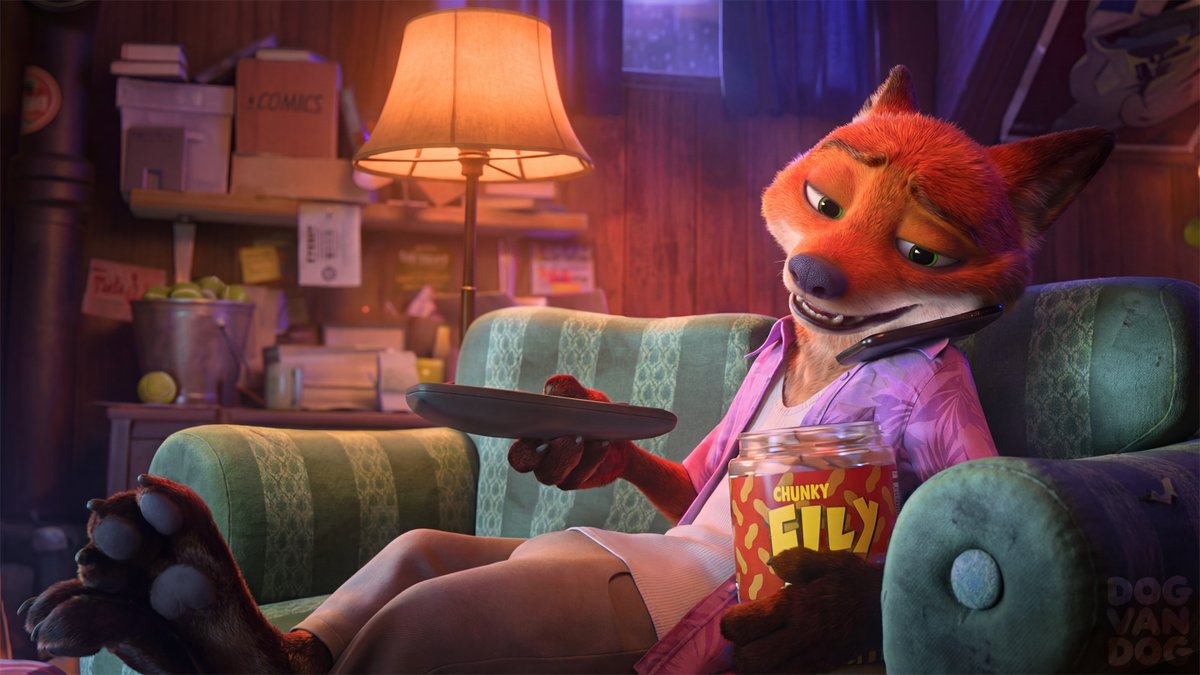 DogVanDog's tweet photo. Hideout - Nick wilde 🦊

 #NickWilde #Zootopia2 #aicg #wallpaper https://t.co/BZYxTsFzmR