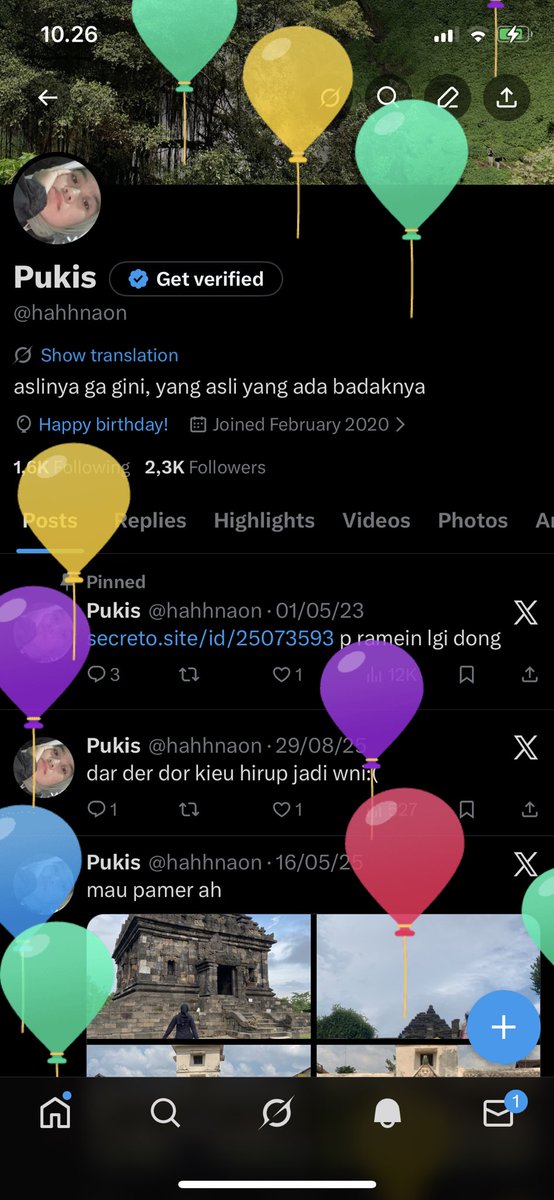 event taunan dagang balon