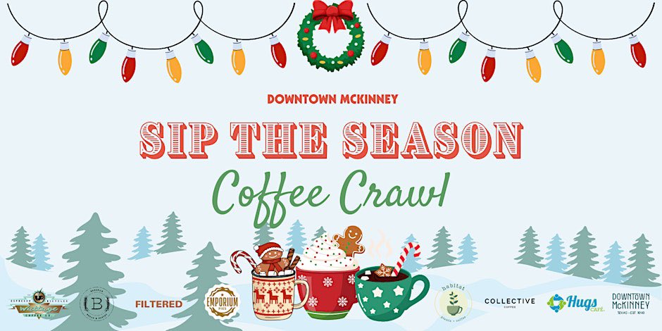 Big Days coming up in Historic McKinney… Thursday is Girls Night Out and McKinney Chupacabras Kit Reveal Party at Tupps Brewery. Then World Cup Draw Watch Party on Friday at ProRel Spccer Shop and Sip the Season Coffee Crawl on Saturday!