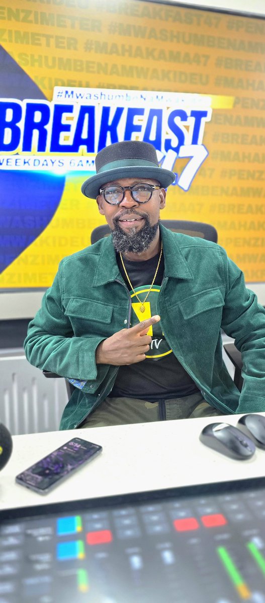 Breakfast team ishawasili, Twende nalo mpaka Tamati!
#MwashumbeNaMwakideu