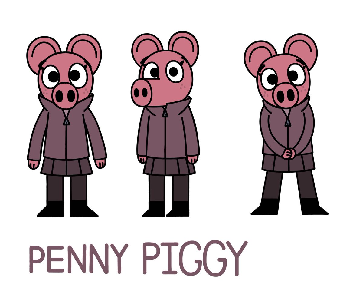 Jacob_DPF's tweet image. Piggy: Dreadful Memories(Graphic Novel)
Here’s Penny’s new designs that will appear in new illustrations for previous chapters and for the rest of the chapter onward.
#piggyroblox
#piggynovel
#piggydreadfulmemories