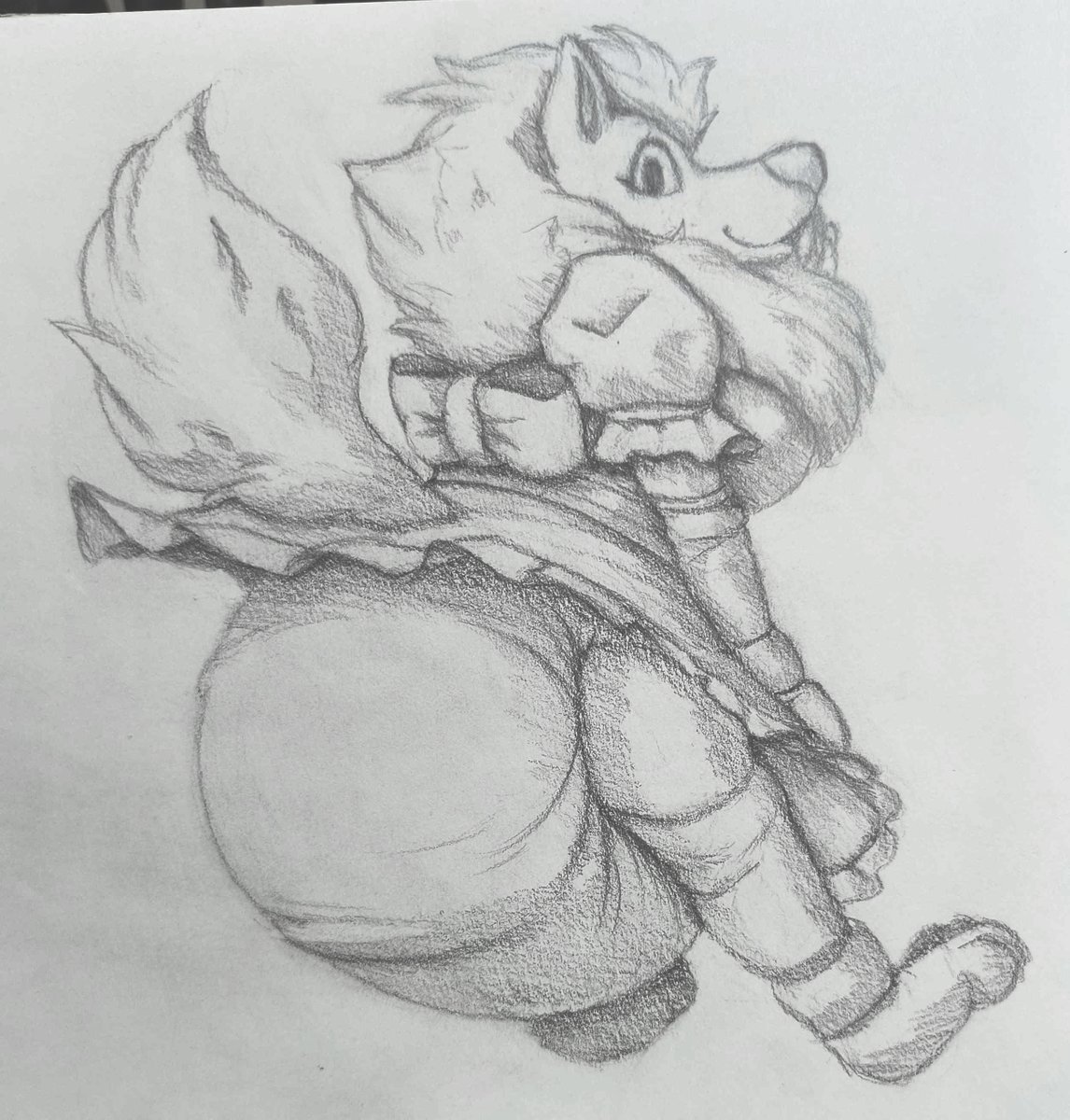 found an old sketch we hadn't posted yet! have a happy poofy Luna <3