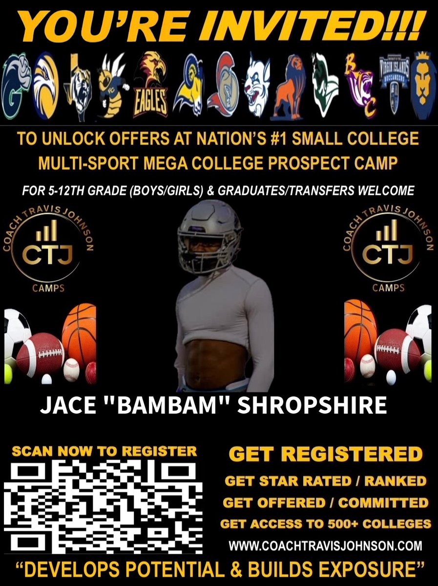 Thanks For The Invite <a href="/CoachTravisJoh1/">CoachTravisJohnson.com</a>. 
<a href="/RidgeViewF_Ball/">Ridge View Football</a> #Classof2028