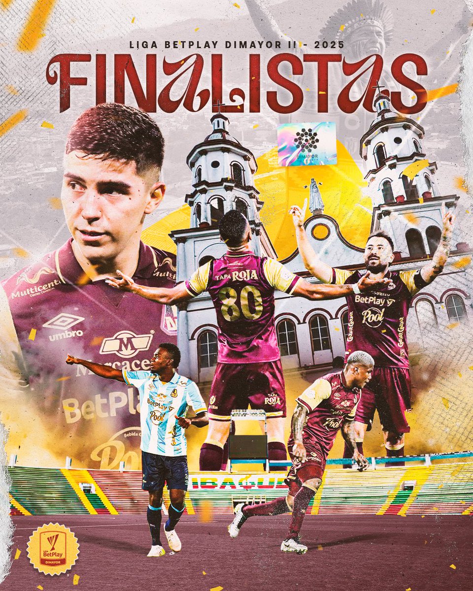 ¡¡¡ 𝑼𝒏 𝒇𝒊𝒏𝒂𝒍𝒊𝒔𝒕𝒂 ‘𝑽𝒊𝒏𝒐𝒕𝒊𝒏𝒕𝒐 𝒚 𝑶𝒓𝒐’ !!! 🟤🟡

<a href="/cdtolima/">Club Deportes Tolima</a> avanza a la final de la #LigaBetPlayDIMAYOR II-2025 como líder del grupo B de los Cuadrangulares Semifinales 👏

Felicidades a los ‘Pijaos’ 🏹

#LoDamosTodo ⚽