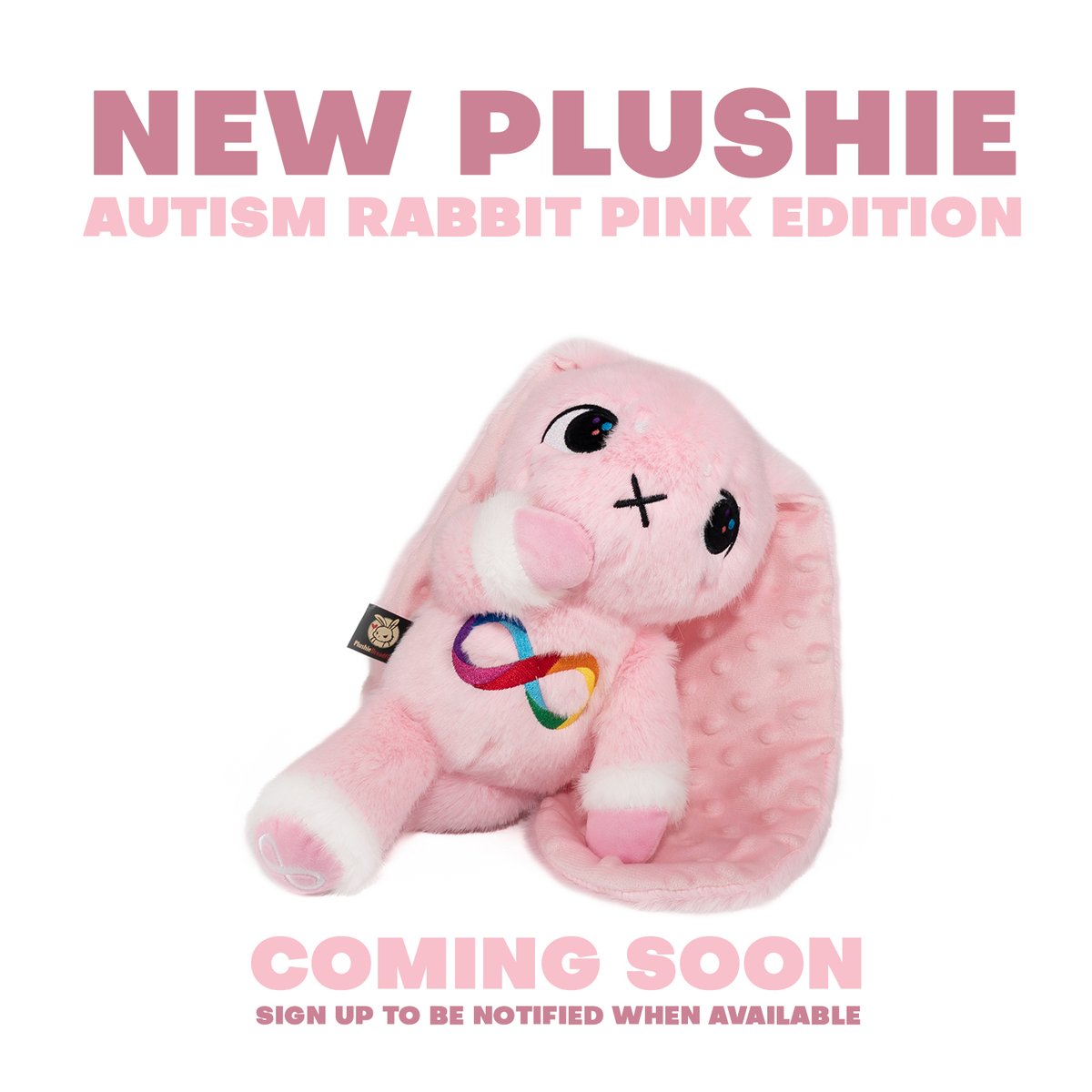 PlushieDreadful's tweet image. NEW PLUSHIE! Autism Rabbit Pink Edition!

Your neurodivergent bestie just got a soft pastel makeover! Same comforting design, same magnets, same big hugs, now in pink.

Sign up for the email notification on the Plushie Dreadfuls store ⭐