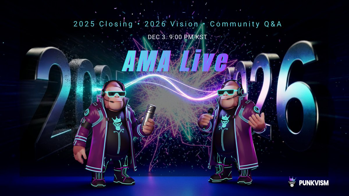 PUNKVISM's tweet image. 🔥 PUNKVISM AMA Recap 🏴‍☠️🚀

Our 2-hour AMA successfully wrapped up! 🎉

Key Highlights:
• 🌐 Ecosystem &amp;amp; roadmap updates
• 🪙 Web3 × RWA × PVT long-term vision
• 🌍 Global expansion plans
• ❓ Holder Q&amp;amp;A (pre-submitted + live)
• 🔎 Transparent updates on progress &amp;amp;…