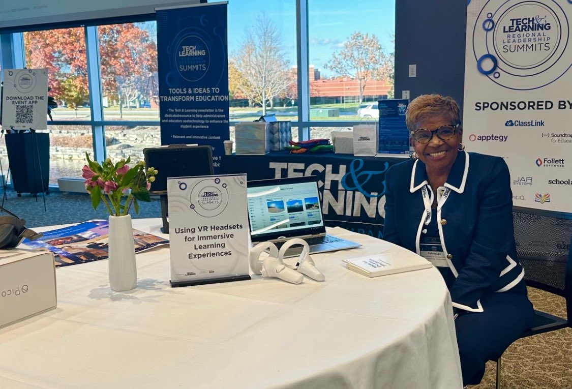 TechMaestro209's tweet image. Honored to present at the Tech &amp;amp; Learning Midwest Leadership Summit! 🎤✨
Shared how VR headsets can boost engagement, spark curiosity, and make learning fun + immersive in every classroom.
#TechAndLearning #VRinEducation #EdTech #MidwestSummit