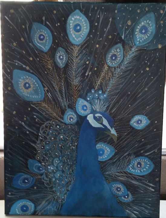 Art of the Day! "peacoc". Buy at: ArtPal.com/tramainewillia…