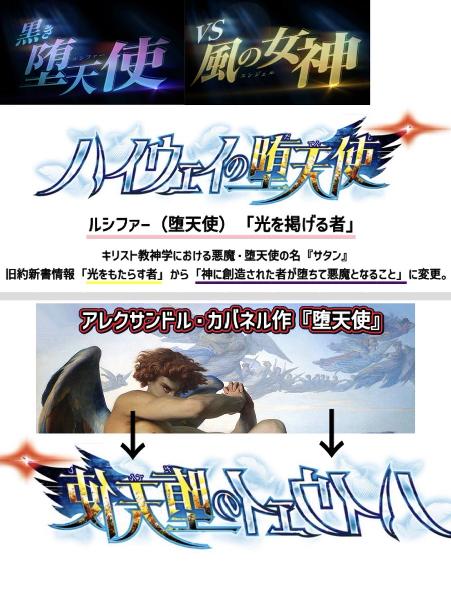 第29作【ハイウェイの堕天使】 旧約新書に関係している堕天使