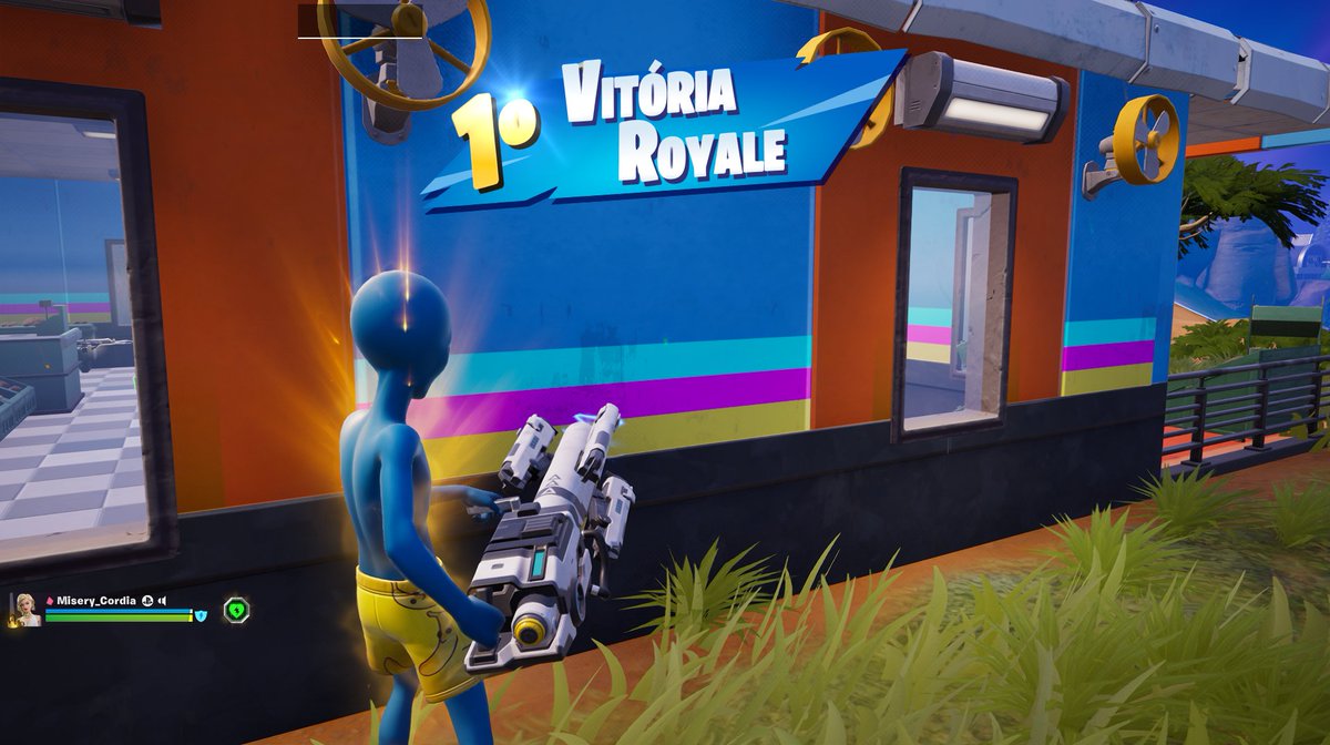 Na primeira da season nova do <a href="/Fortnite/">Fortnite</a>, toda ET Bilu 💅🏻👽

#FortniteChapter7