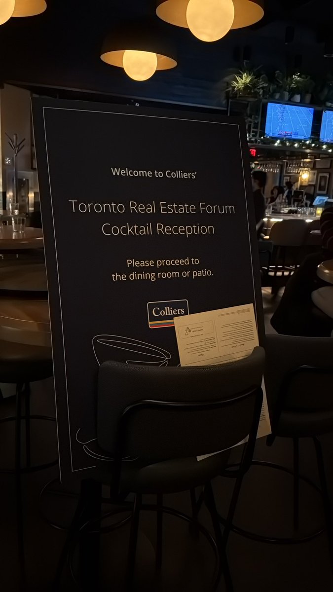 #TREF closing out night 1 with Colliers @ earls