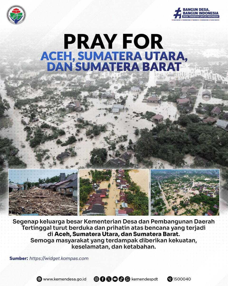 #TPPPeduliBencanaSumatera2025
semoga bencana segera berakhir, Amin🤲
#KemendesPDTPeduliBencana
#DariTPPUntukSumatera
#TPPPeduliBencana
#DonasiPendampingDesa
#PendampingDesaPeduliIndonesia
<a href="/prabowo/">Prabowo Subianto</a>
<a href="/YandriSusanto/">Yandri Susanto</a>
<a href="/ArizaPatria/">Ariza Patria</a>
<a href="/KerjaSeskabRI/">Letkol Teddy Indra Wijaya</a>