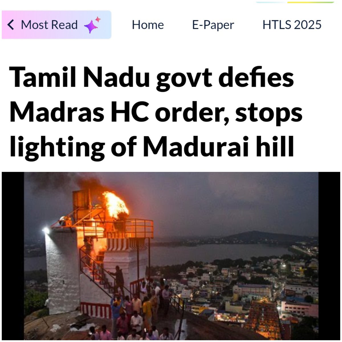 Rahul Gandhi and his DMK are so openly anti Hindu, they won't even follow court orders to appease Muslims.

This is precisely why Muslims deliberately build masjids or dargahs on Hindu holy sites. It's all part of Rahul Gandhi's Eradicate Hindus campaign!