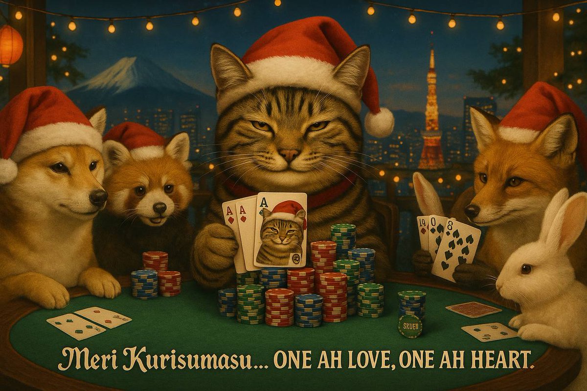 I am gonna be livestreaming in 3 hours on pumpfun. Playing poker with the community on the 100k table. Buyin is $7.50 at current market price. Lets see if we can get a full table and 50 on the live