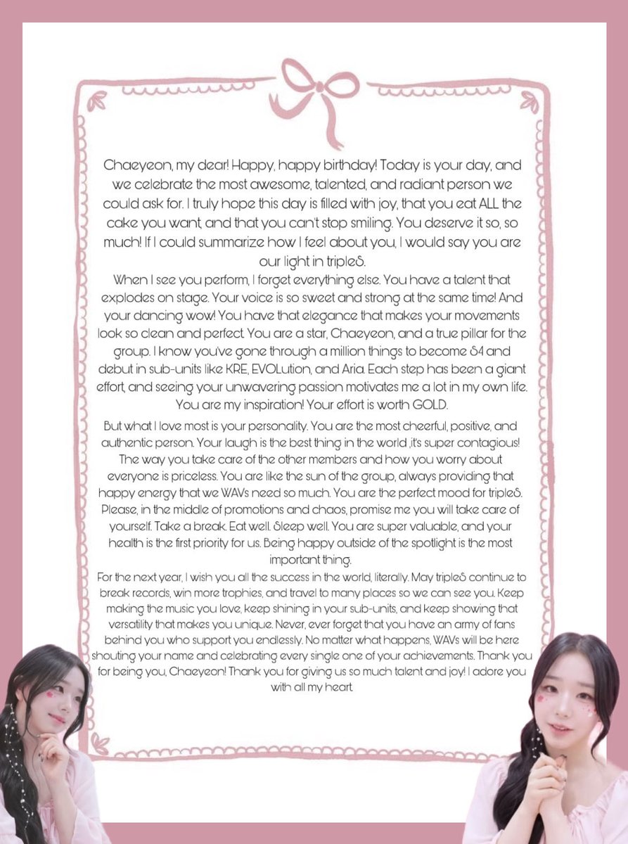 chiquimonkey_'s tweet photo. Id:JooAhWAV 
#HAPPY_CHAEYEON_DAY
#HAPPY_S4_DAY
Tysm! https://t.co/ZSwFWXbpYC