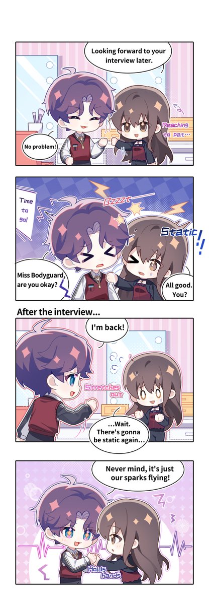 Love_Deepspace's tweet image. Love and Deepspace | Linkon Chibi Report
■ Rafayel [Full of Sparks]

Winter always brings annoying static that interrupts your touch, but don&apos;t pull away—
To Rafayel, it&apos;s all just proof that sparks are flying between the two of you.
————
🪐Official Discord:…