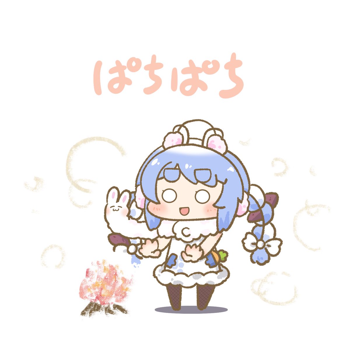 _φ(･ω･*)寒い日は焚き火の睡眠導入聴きながらぬくぬくしたい(冬眠)
#ぺこらーと