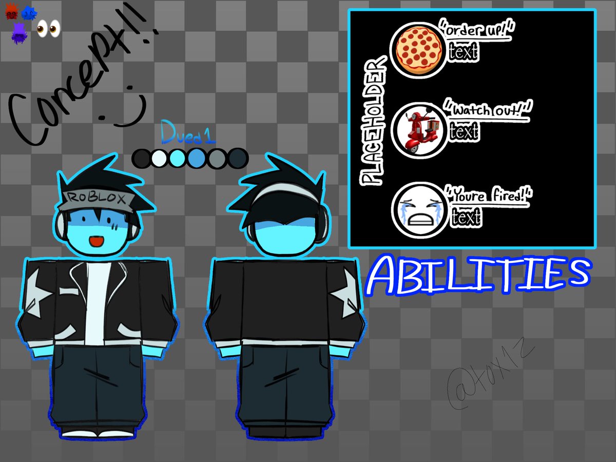 t0x1zx_wazte's tweet image. dued1 #robloxart