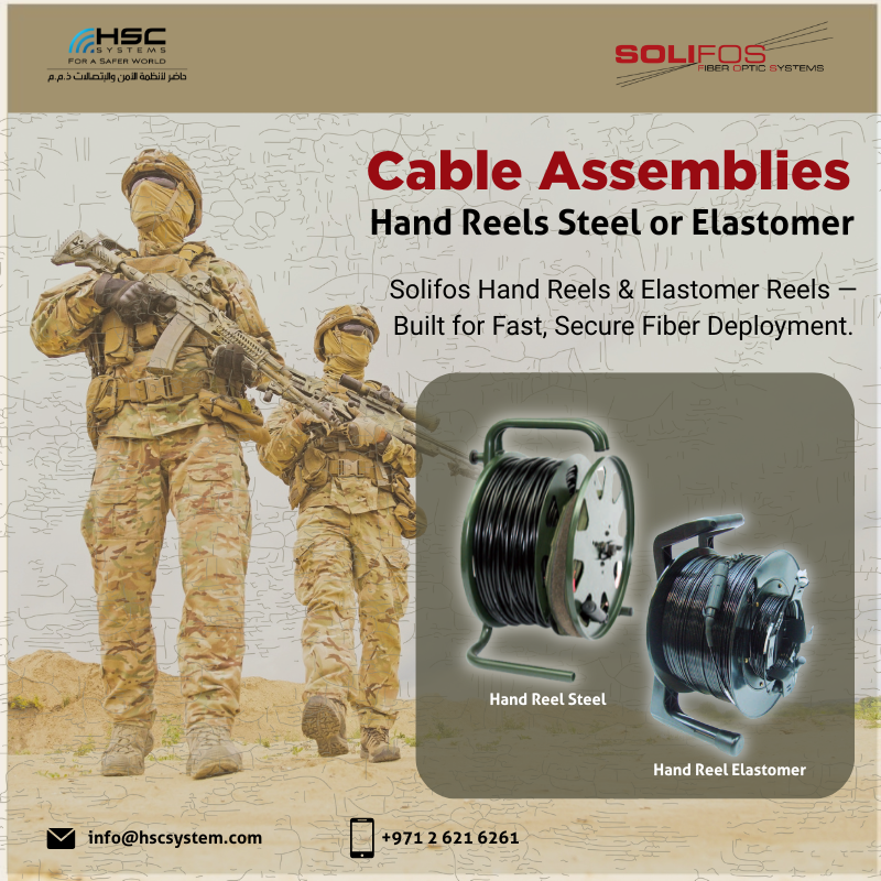 Solifos Hand Reels deliver fast, secure, field-ready fiber deployment when every connection counts.

#HSCS
#ForASaferWorld
#UAE #AbuDhabi #Dubai
#DigitalTransformation
#Solifos #FiberOptic #FiberDeployment
#ملتزمون_ياوطن
#نتصدر_المشهد