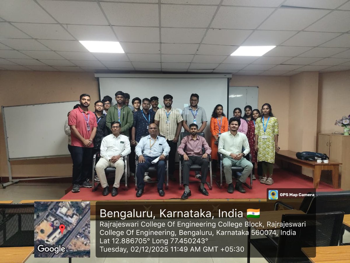 rrceblr's tweet image. 🤖🚀 RRCE Dept. of Robotics &amp;amp; Automation organized a technical talk on “RoboDK Software Capabilities,” exploring robot simulation, offline programming, Python integration, and industrial automation applications.

#RRCE #RoboticsAndAutomation #RoboDK #TechnicalTalk #AIAndRobotics