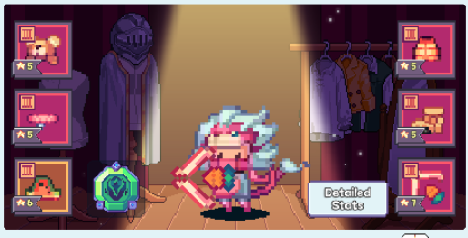 Who doesn't like pink? 😏 <a href="/PixelHeroesMMO/">Pixel Heroes Adventure</a> gib myth cloak 🥲 #PHA