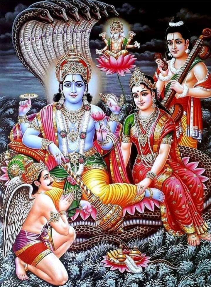 अथवा केशवाद्यैस्तु रक्षां कुर्यात्प्रयत्नतः ।
केशवः पातु पादौ मे जङ्घे नारायणोऽवतु ॥ 
#ॐ_नमो_भगवते_वासुदेवाय_नमः 🌼🌹
#जय_श्री_हरि_विष्णु  🌼🍃