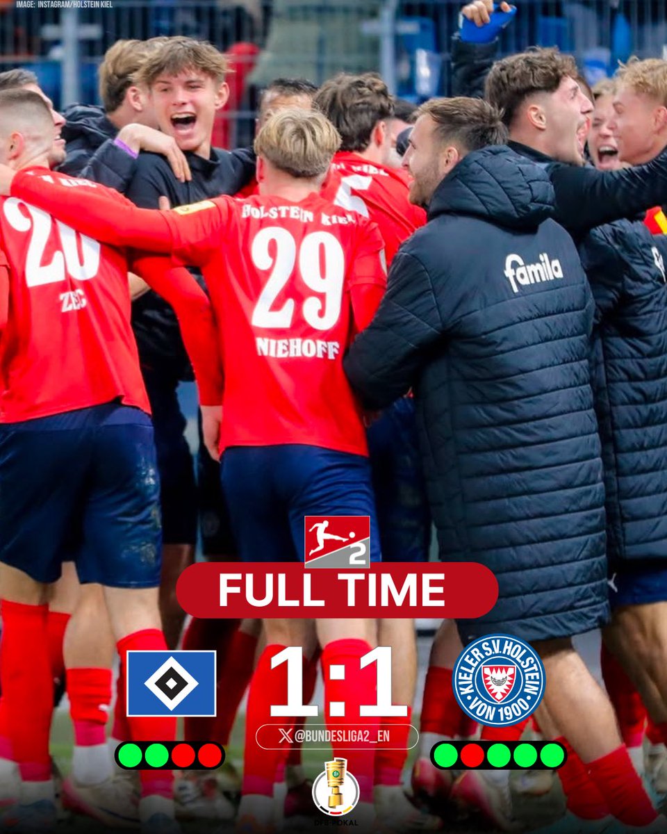 🔴 DFB-POKAL | ROUND OF 16

🚨 Kiel beat HSV on penalties.

#Bundesliga2 #DFBPokal #HSVKSV