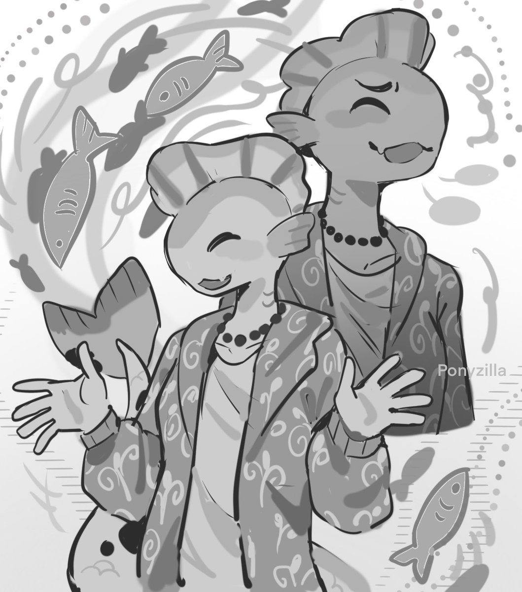 ribbonhorse's tweet image. Finished commissions