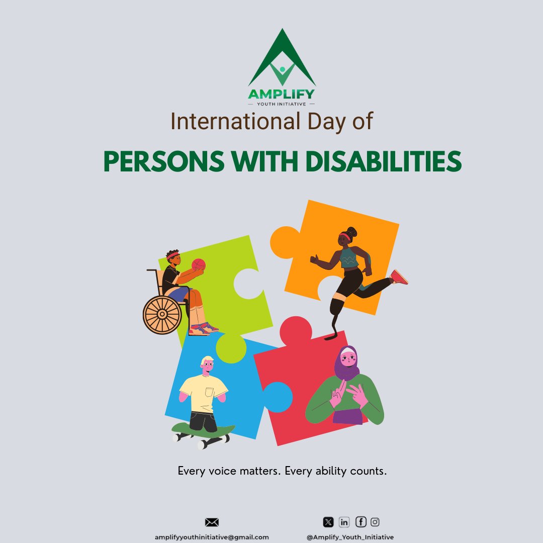 International Day of Persons with Disabilities.

We reaffirm our commitment to building an inclusive society where young persons with disabilities can access justice, participate in governance, and contribute meaningfully to peacebuilding and development.