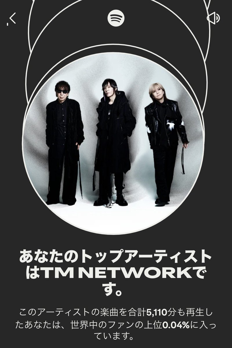 DjytYkhmt's tweet image. これは完全にYONMARU+01の影響
#TMNETWORK
#Spotifyまとめ