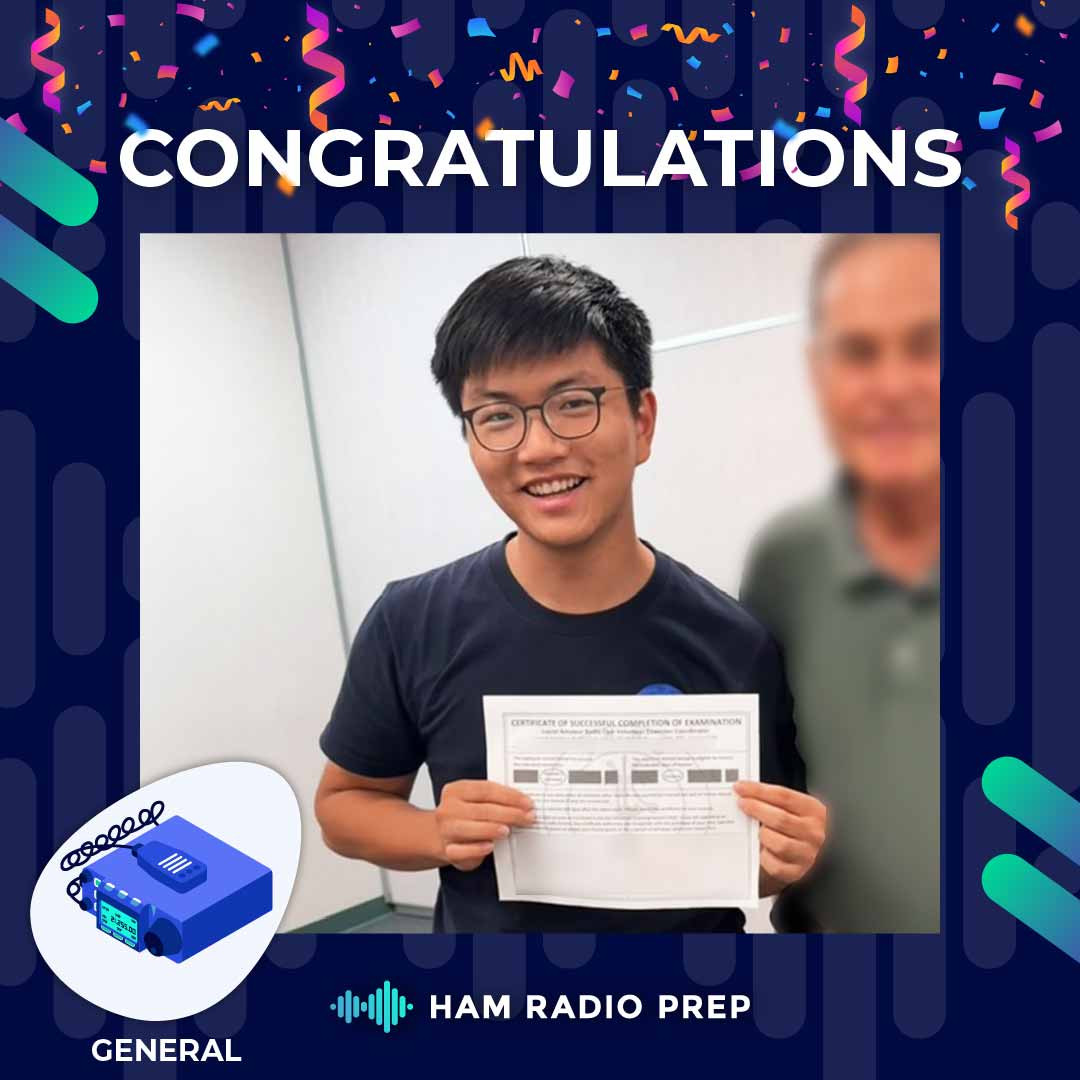 HamPrep's tweet image. 🚀 Huge congratulations to Xin from #Arizona for earning his #FCC General Class #HamRadio license! 🎉📡

Xin got licensed for emergency communications and drone use, combining safety, technology, and the excitement of radio communication. 🆘🚁📻 His favorite part of the course?…